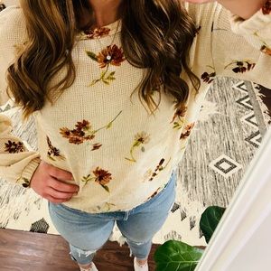 Floral Pullover.